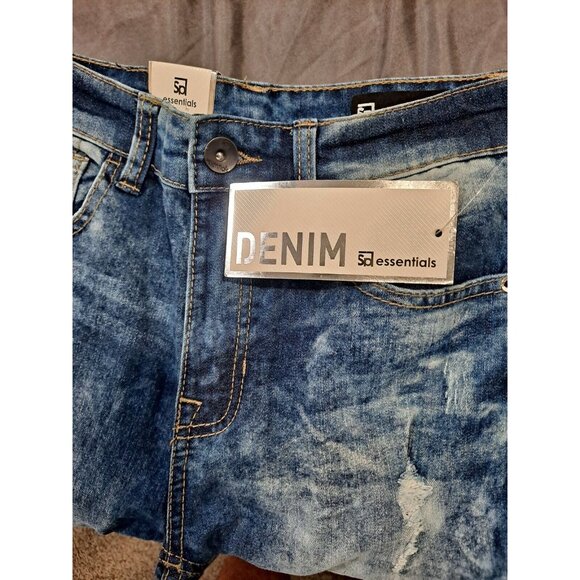 NWT Sp Essentials Active Flex Women Distressed Trendy Stylish Jeans, Size 16 - Picture 5 of 12